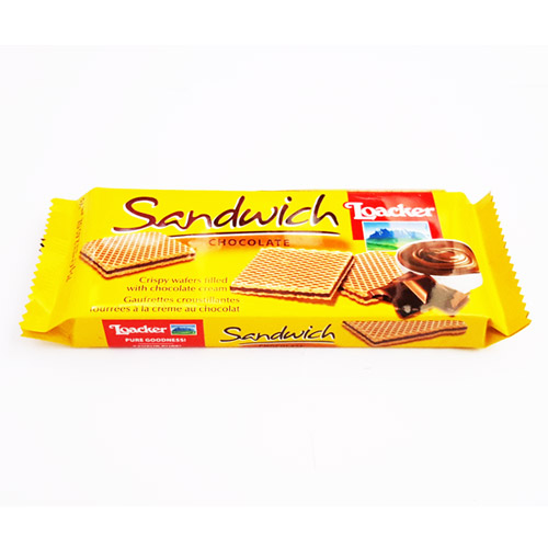 로아커웨하스 샌드위치 초콜릿75g/loacker wafers sandwich chocolate/간식