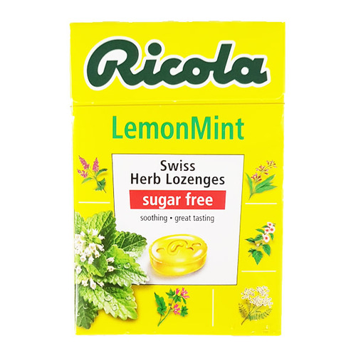 리콜라 레몬민트 캔디 무설탕 사탕 40g