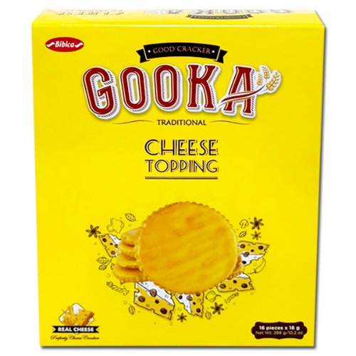 비비카 구카 치즈 토핑 크래커 (18g X 16개) 288g