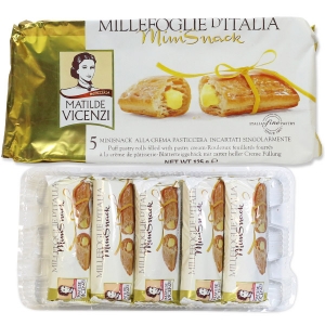 비첸지 밀리포글리에 미니스낵 패스트리크림 파이 쿠키 125g (유통기한:2018/07/27)