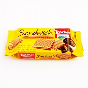 로아커웨하스 샌드위치 초콜릿25g/loacker wafers sandwich chocolate/간식