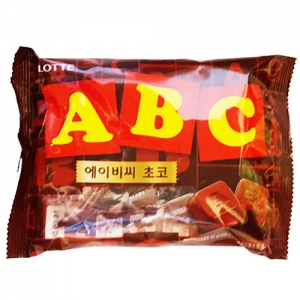 롯데 에이비씨 초코 ABC 초콜릿 65g