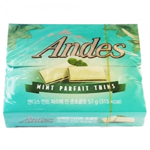 앤디스 파르페초콜릿57g/앤디스초콜릿/Andes mint parfait chocolate/초콜렛/초코렛/앤디스민트파르페띤