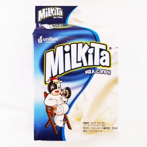 유니캔 밀키타 밀크 캔디 사탕 52g