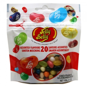 젤리벨리젤리빈 20가지혼합맛(백) 100g/수입과자/영양간식/JellyBelly JellyBean Assorted