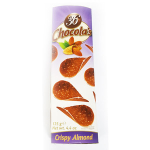 쇼콜라스 크리스피 아몬드 125g/Chocolas crispy almond/초콜라스