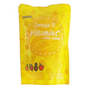 오메가3 비타민C 대만 수입 젤리 캔디 60g (유통기한:2018/02/18)