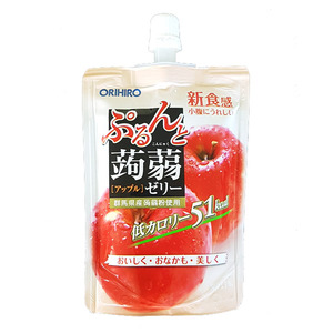 오리히로 일본 푸룬토 곤약젤리 사과맛 130g (유통기한:2018/05/26)