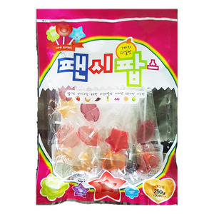 팬시팝스 막대사탕 7가지 맛 캔디 250g