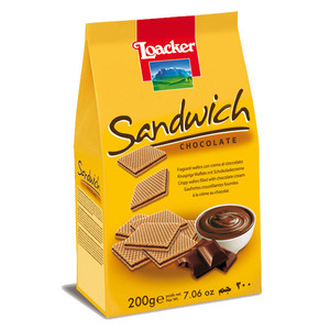 로아커 웨하스 샌드위치 초콜릿 200g