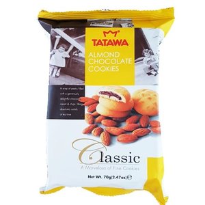 타타와 아몬드 초콜릿 쿠키 70g (유통기한:2020/05/14)