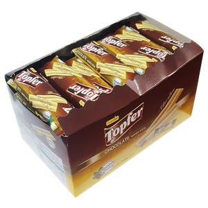 프론티어 탑퍼 초콜릿 웨이퍼 스틱 (10g X 50개입) 대용량 과자 500g