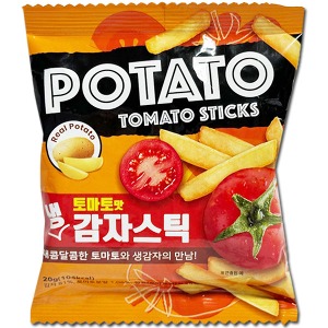 토마토맛 생감자 스틱 포테이토 스낵 20g