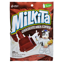 유니캔 밀키타 초콜릿 밀크 캔디 사탕 80g