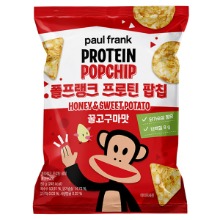 폴프랭크 프로틴 팝칩 꿀고구마맛 스낵 단백질 과자 50g